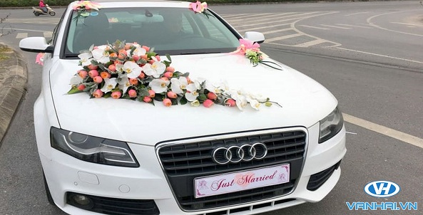 Xe cưới Audi cao cấp được Vân Hải đưa vào phục vụ quý khách hàng