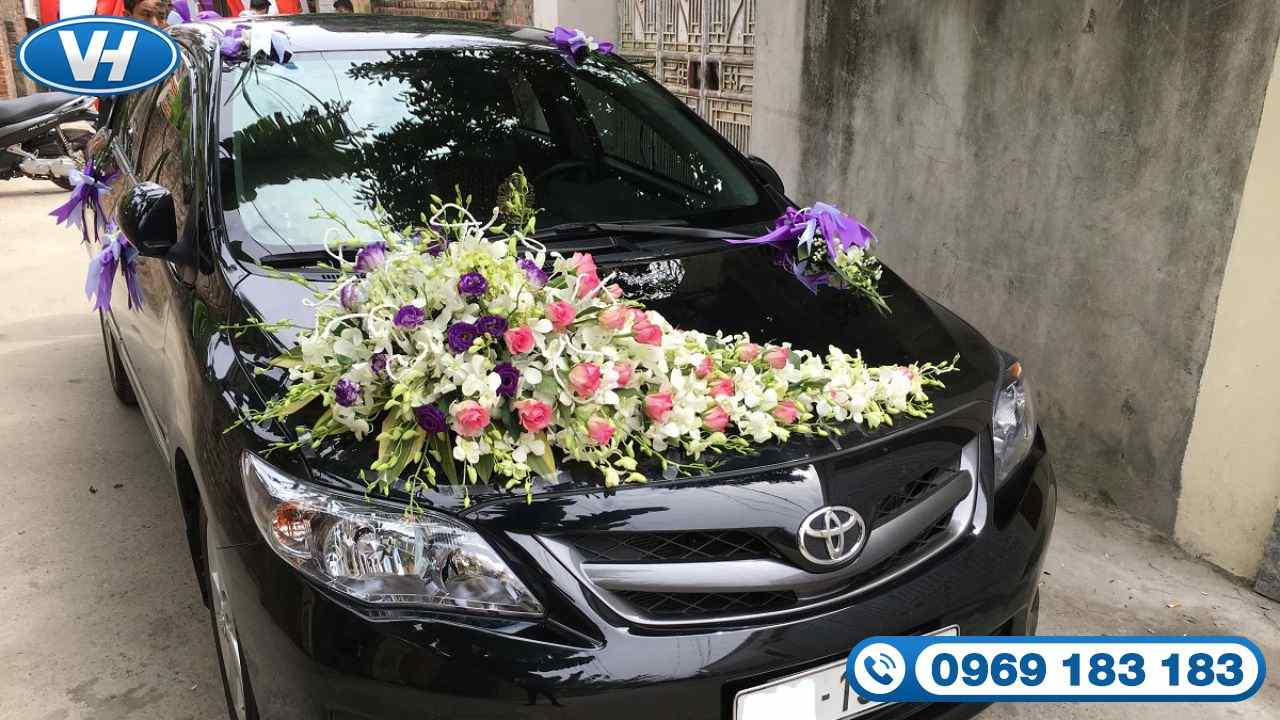 Vân Hải cho thuê xe ô tô cưới Toyota Altis giá rẻ nhất