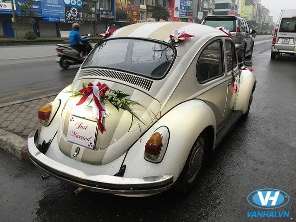 Xe hoa cưới được Vân Hải thiết kế vô cùng ấn tượng