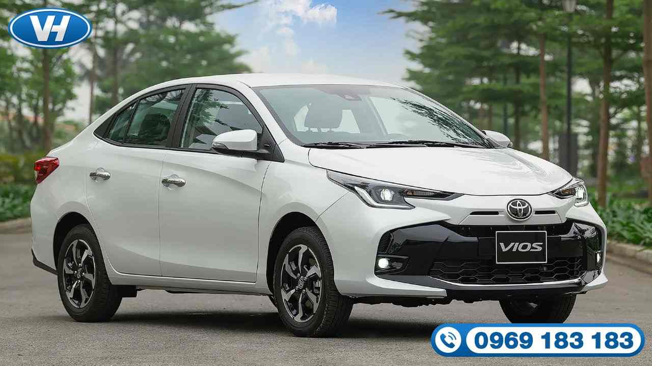 Thiết kế hiện đại của mẫu ô tô 4 chỗ Toyota Vios