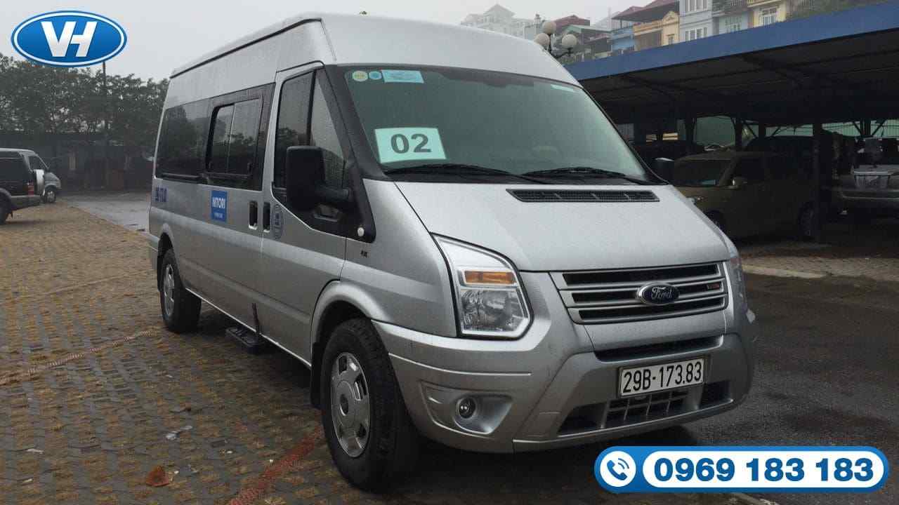 Thủ tục đặt xe 16 chỗ Ford Transit 2024 nhanh chóng