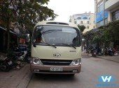 Cho thuê xe cưới 24 chỗ huyndai county giá rẻ tại Hà Nội