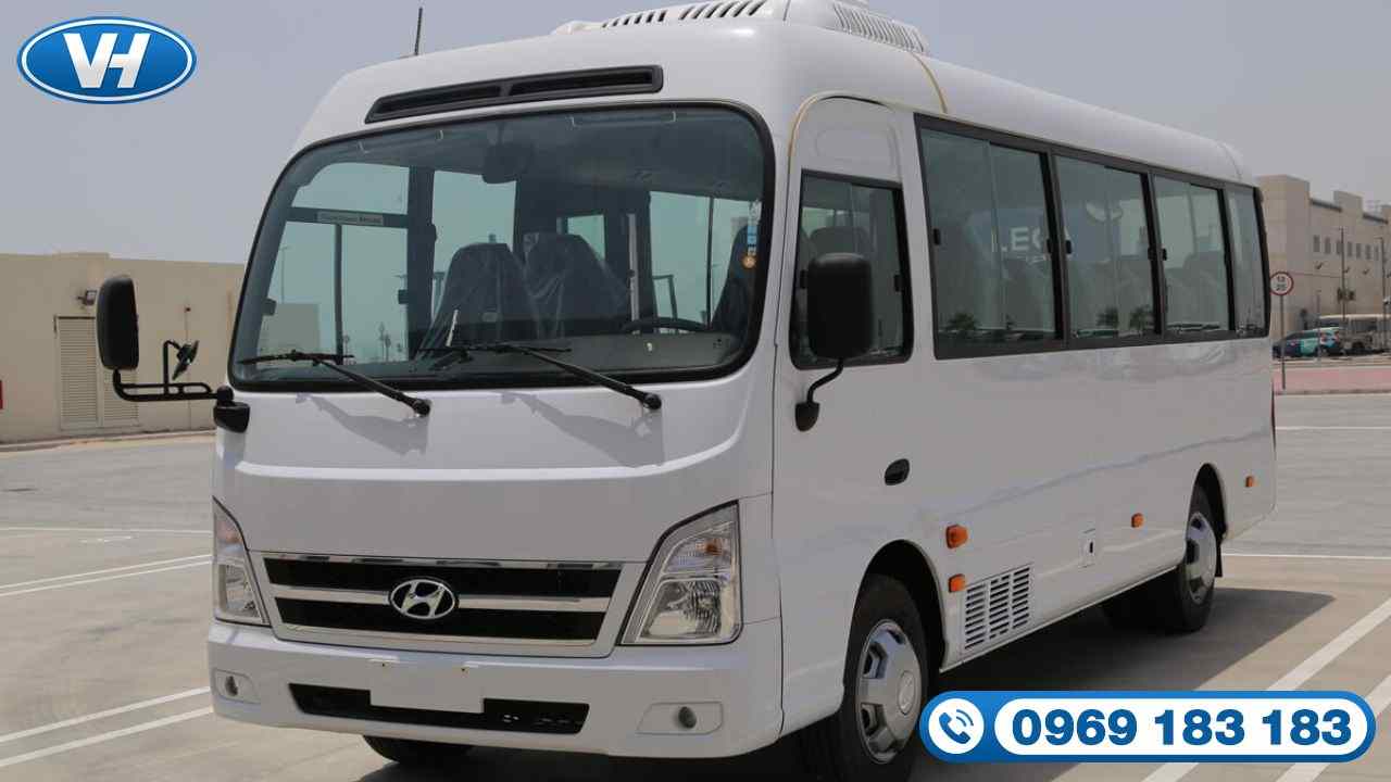 Vân Hải cho thuê xe cưới 29 chỗ Hyundai County 2024 chất lượng