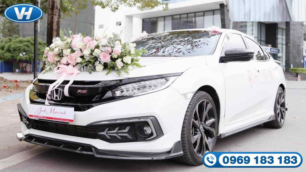 Cho thuê xe cưới Honda Civic tại Hà Nội