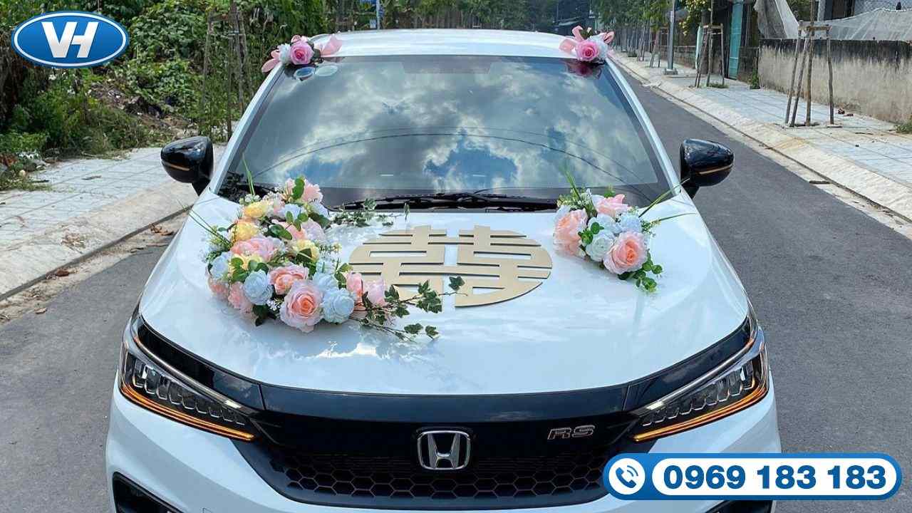 Dịch vụ cho thuê xe cưới Honda Civic được ưa chuộng