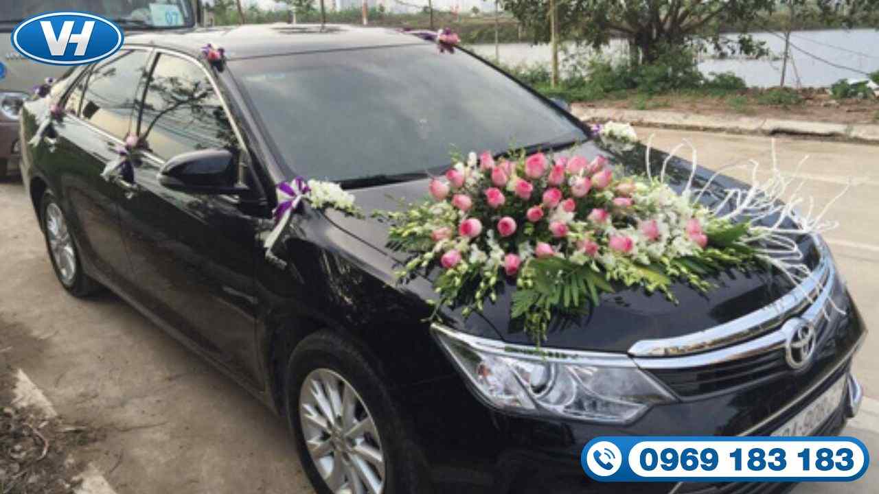 Vân Hải cho thuê xe cưới Toyota Camry 2023 uy tín, tin cậy