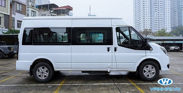 Dàn xe 16 chỗ hiện đại của công ty Vân Hải