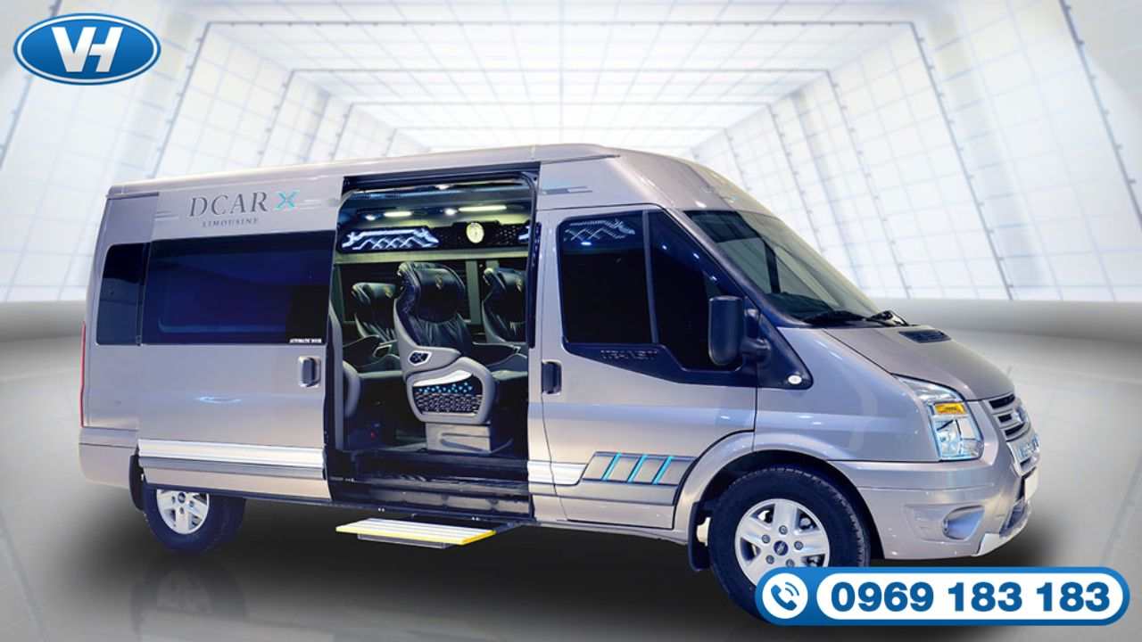 Vân Hải cho thuê xe 9 chỗ Ford Dcar President chuyên nghiệp