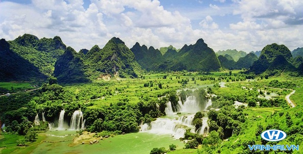 Khung cảnh thiên nhiên xinh đẹp của mảnh đất Cao Bằng