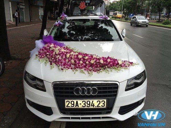 Thuê xe cưới Audi A4 của công ty Vân Hải
