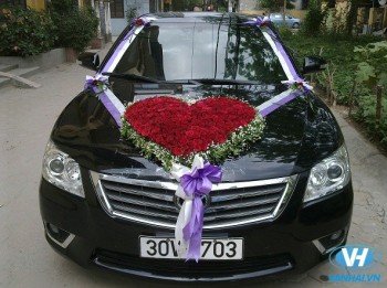 Vân Hải - Chia sẻ bí quyết kết hoa xe cưới đẹp Hà Nội