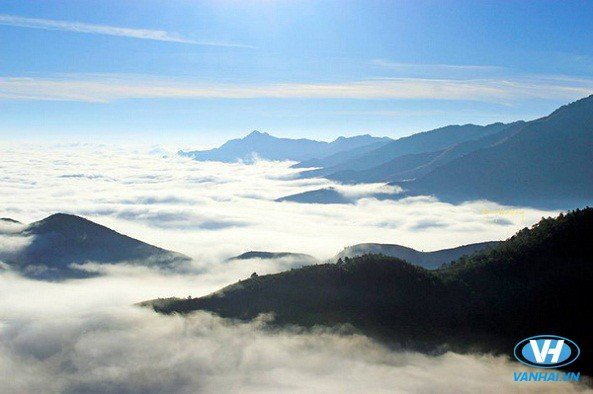 Thung lũng Tà Xùa hiện ra hùng vĩ trong biển mây 