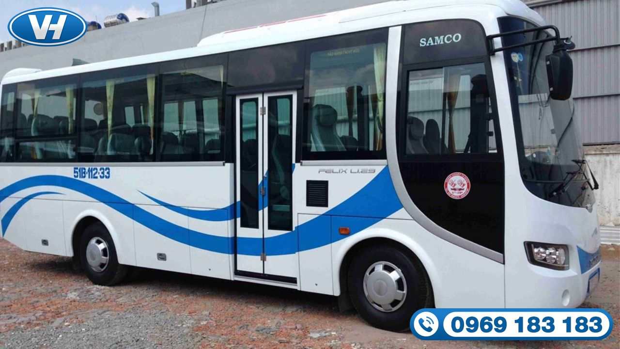 Giá cho thuê xe 35 chỗ Sammco giá rẻ tại Hà Nội
