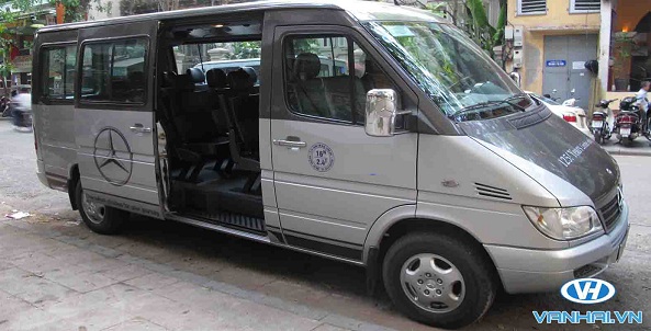 Xe 16 chỗ của Vân Hải được trang bị đầy đủ tiện nghi