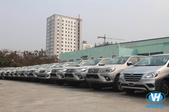 Dàn xe hiện đại đời mới của công ty Vân Hải