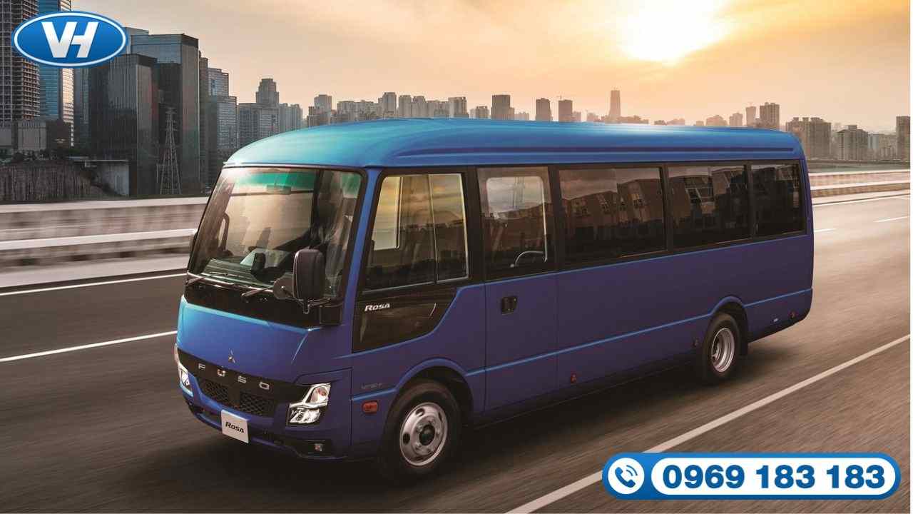 Thiết kế 19 chỗ Fuso Rosa Dcar Limousine hiện đại