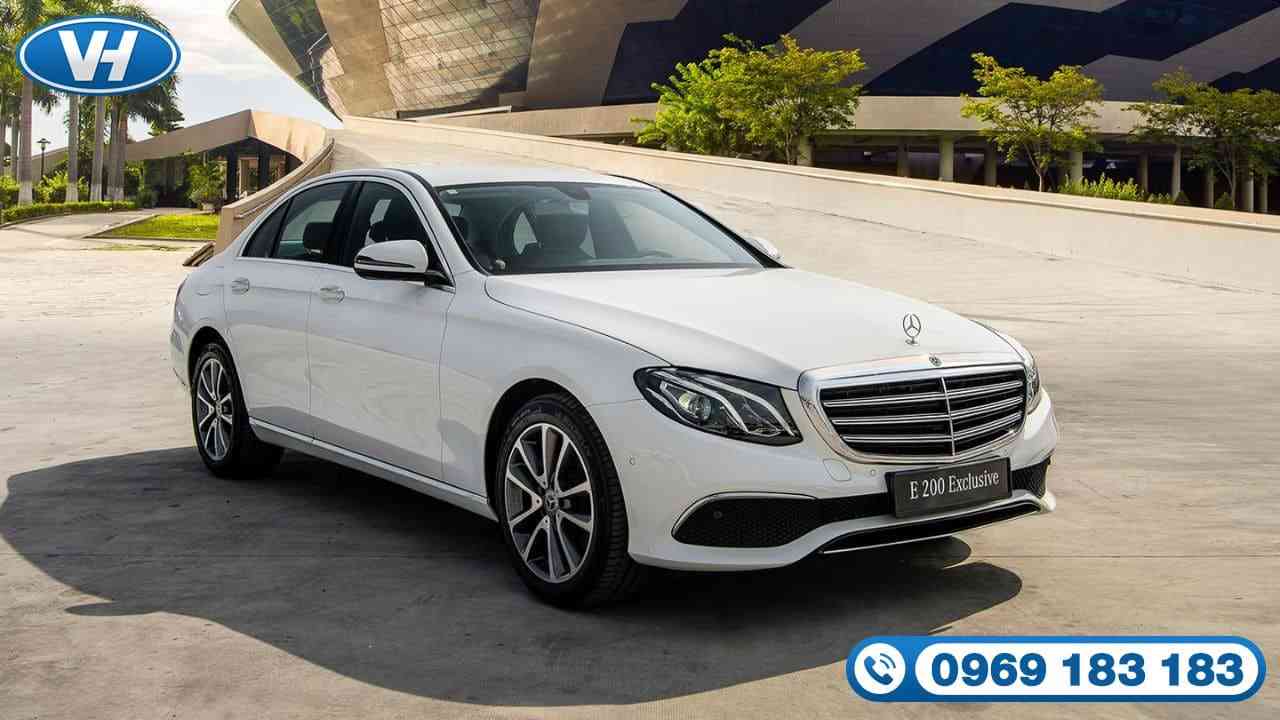 Thiết kế hiện đại của chiếc Mercedes E200