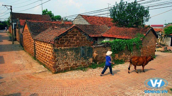 Làng cổ Đường Lâm mang nét đặc trưng của làng cổ Bắc Bộ
