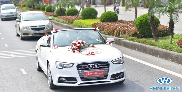 Thuê xe cưới Audi A5 mui trần chuyên nghiệp nhất tại Vân Hải