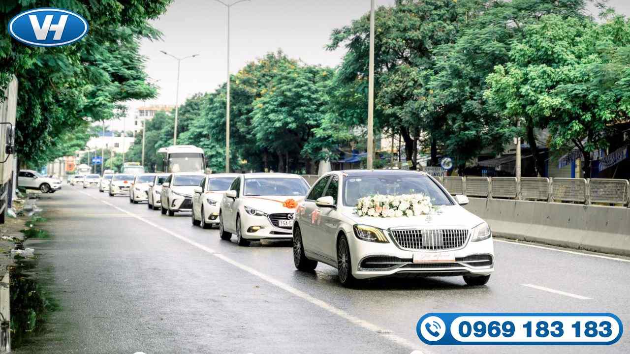 Cho thuê xe cưới Mercedes S450 với bảng giá cạnh tranh