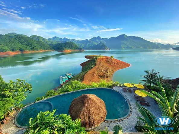Mai Châu Hideaway Resort ghi điểm nhờ cảnh quan tuyệt đẹp