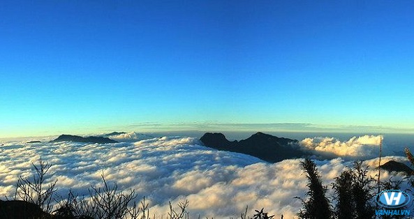 Cảnh sắc thiên nhiên tuyệt đẹp của đỉnh Bạch Mộc Lương Tử
