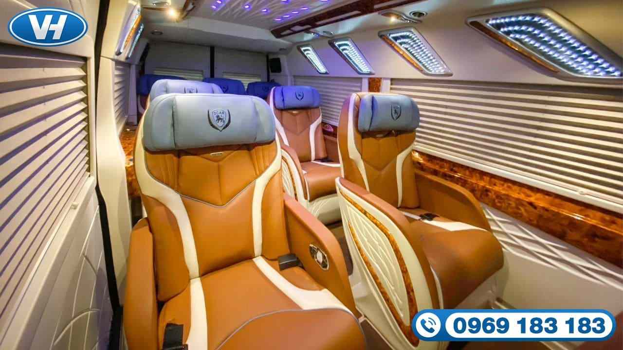 Đa dạng dịch vụ cho thuê xe 9 chỗ Dcar Limousine được giới thiệu