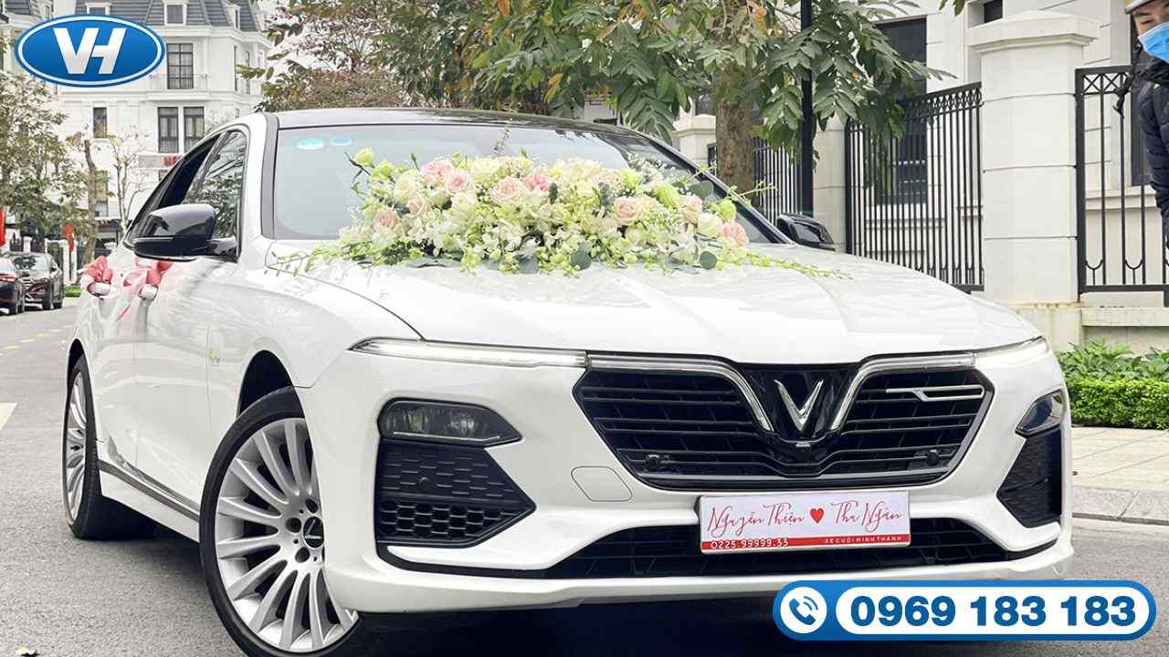 Cho thuê xe cưới VinFast Lux A2.0 rất được ưa chuộng