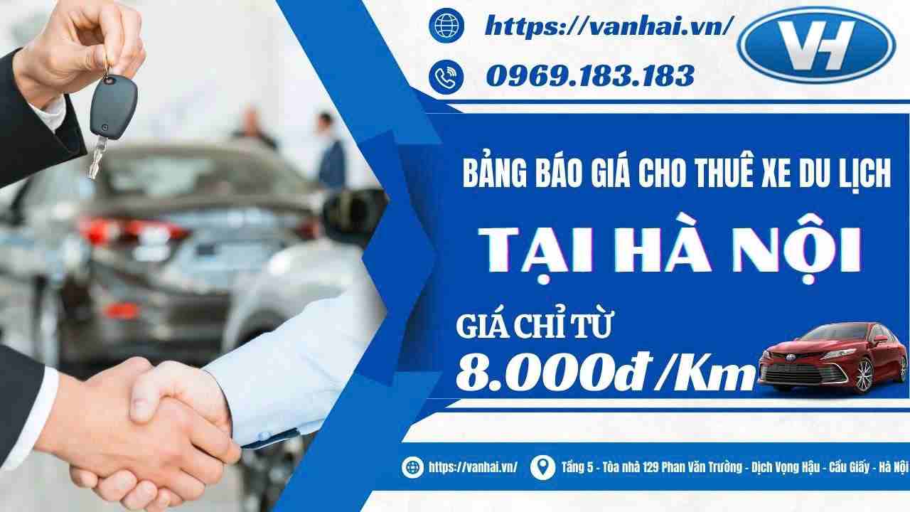 Vân Hải là đơn vị uy tín cung cấp dịch cho thuê xe du lịch