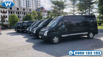 Báo giá cho thuê xe 9 chỗ giá cạnh tranh tại quận Tây Hồ