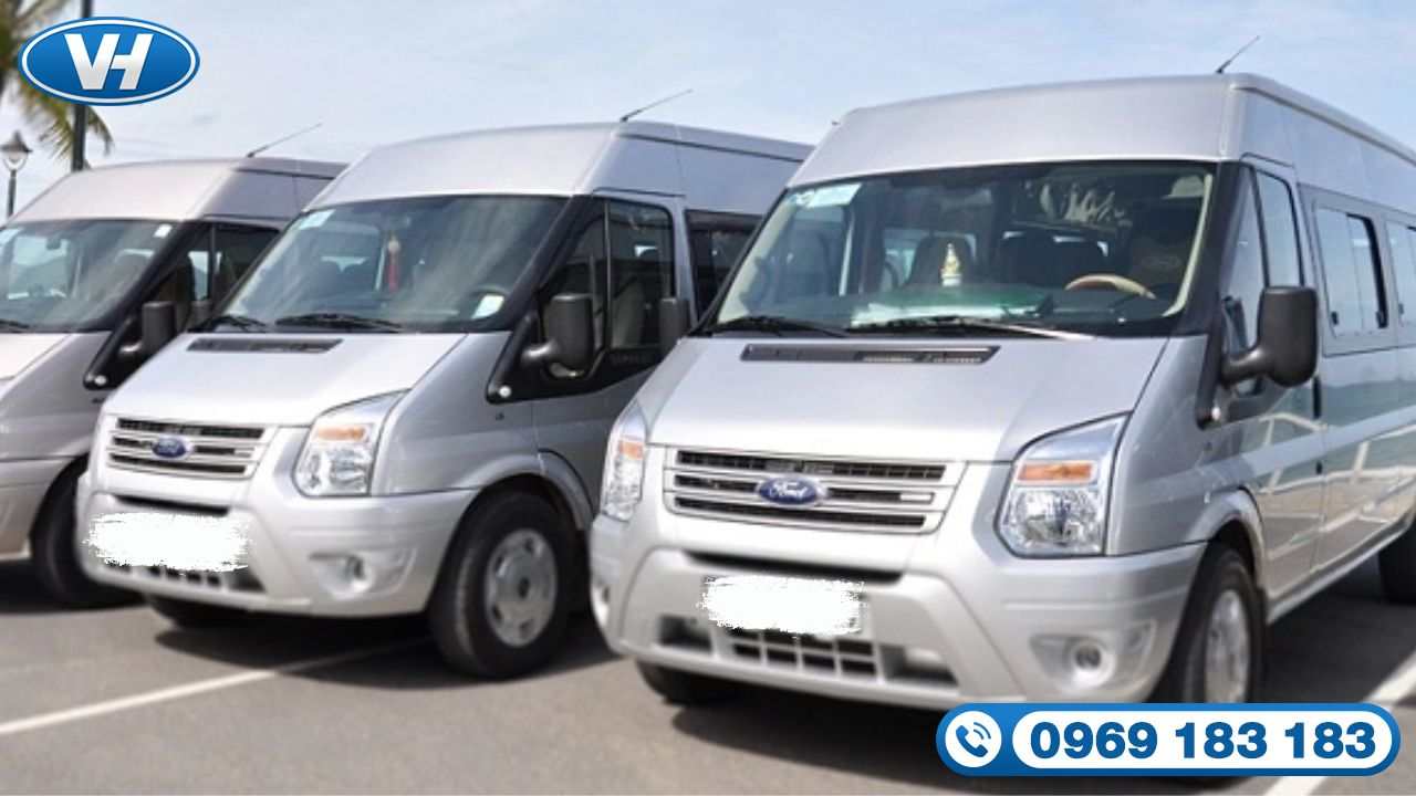 Thuê xe 16 chỗ Ford Transit tại Quốc Oai với giá rẻ