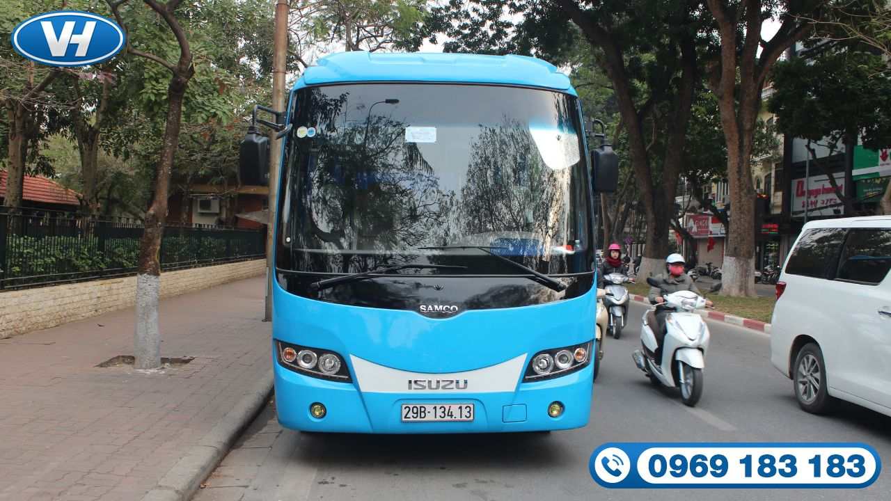 Báo giá thuê xe 35 chỗ tại Đông Anh của Vân Hải ưu đãi Báo giá thuê xe 35 chỗ của Vân Hải ưu đãi