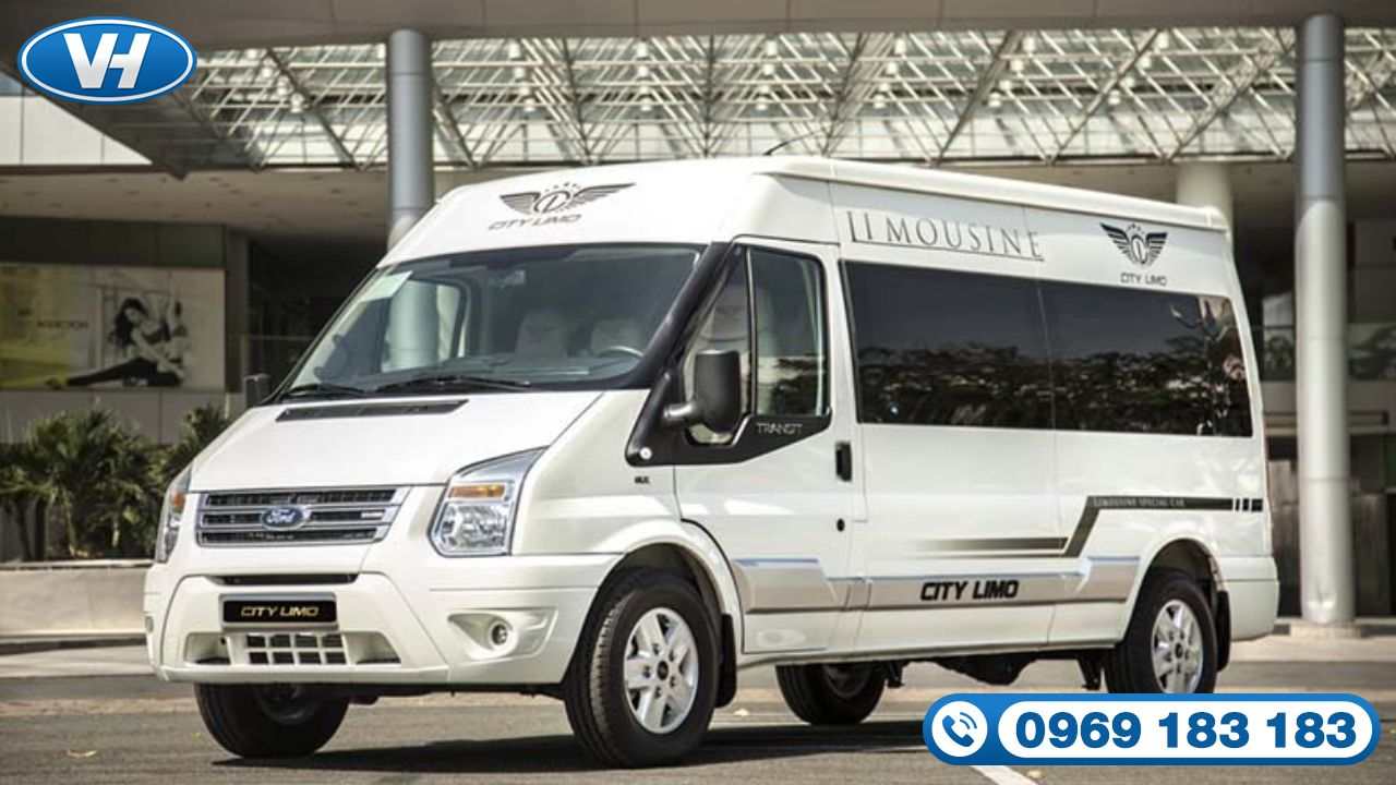 Thuê xe 16 chỗ Ford Transit 2 ngày 1 đêm giá cạnh tranh