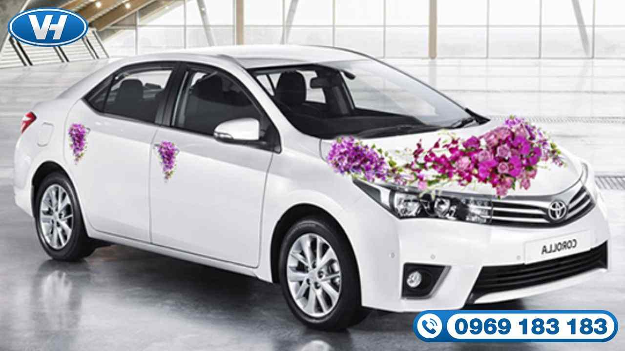 Xe cưới là hình ảnh đại diện cho hành trình đón dâu