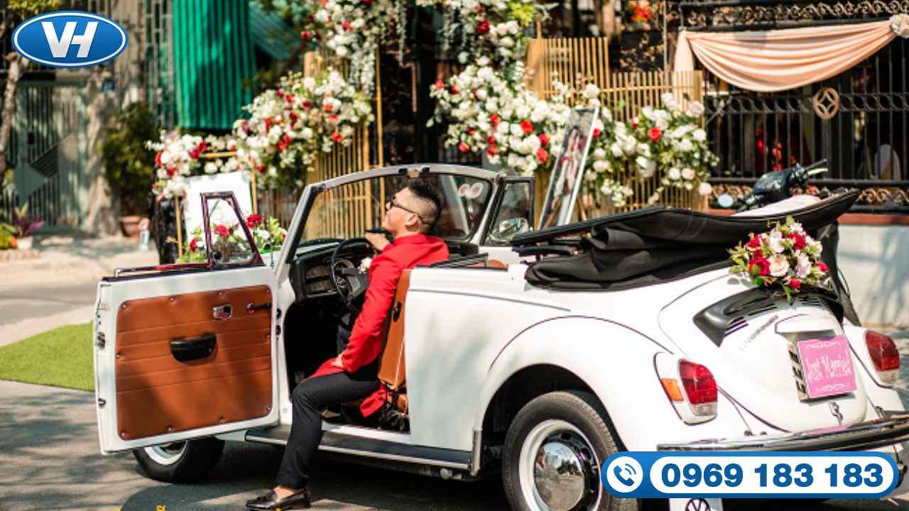 Xe hoa cưới thời thượng giúp ngày vui thêm phần viên mãn