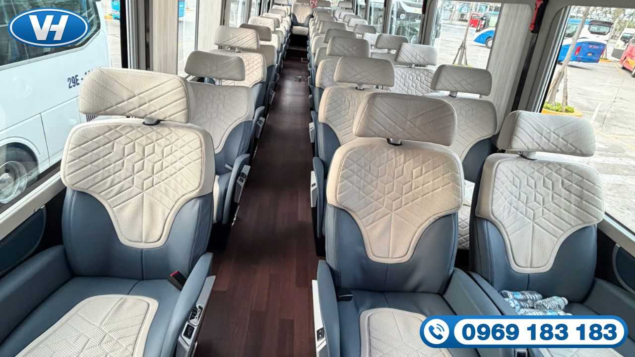 Nội thất hiện đại giúp hành trình tour dài an toàn Nội thất hiện đại giúp hành trình tour dài suôn sẻ