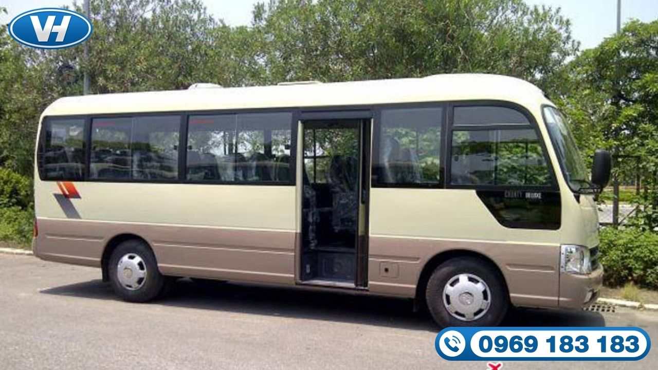 Xe 29 chỗ phù hợp đoàn đông người Xe 29 chỗ phù hợp đoàn đông cùng lịch trình dài