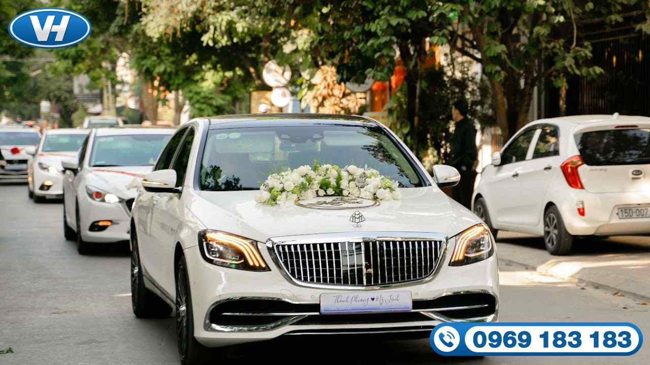 Xe cưới phục vụ đưa dâu thoải mái trong ngày vu quy Xe cưới phục vụ đưa dâu an toàn trong ngày vu quy